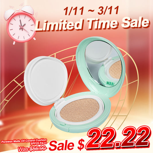 MKUP Poreless Matte Oil Control Cushion | Limited Time Sale