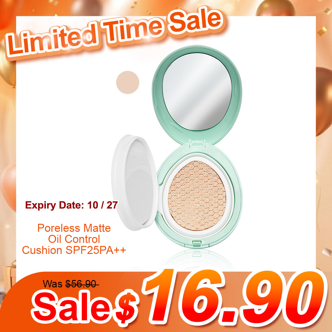 MKUP Poreless Matte Oil Control Cushion | Limited Time Flash Sale