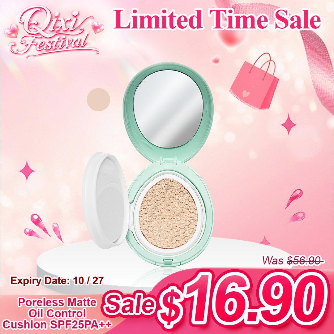 MKUP Poreless Matte Oil Control Cushion | Limited Time Flash Sale