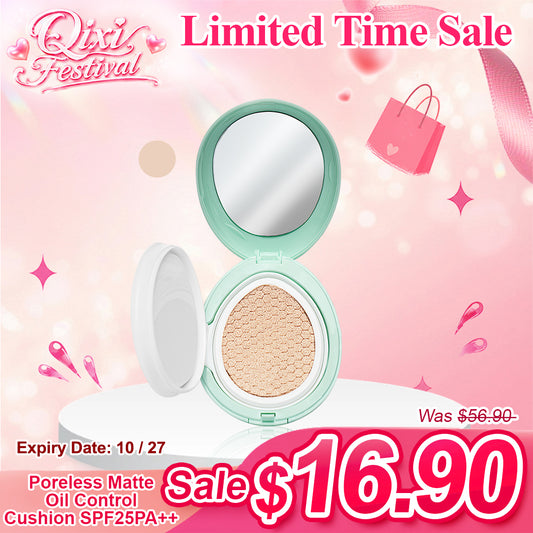MKUP Poreless Matte Oil Control Cushion | Limited Time Flash Sale