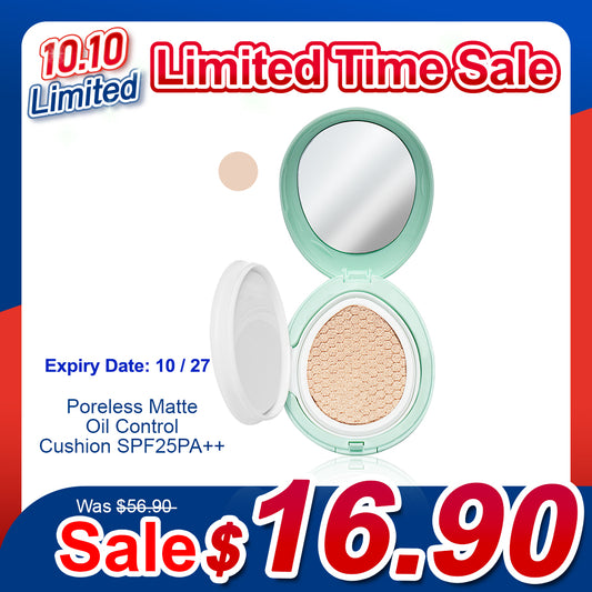 MKUP Poreless Matte Oil Control Cushion | Limited Time Flash Sale