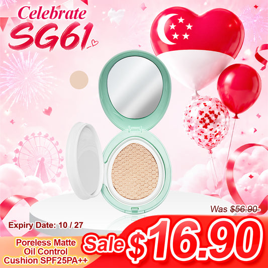 MKUP Poreless Matte Oil Control Cushion | Limited Time Flash Sale