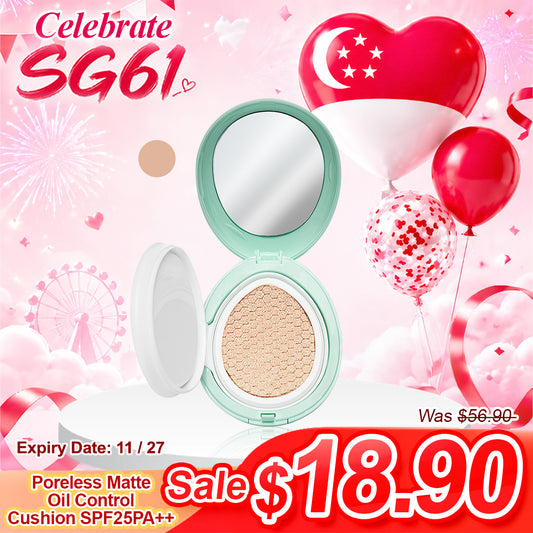MKUP Poreless Matte Oil Control Cushion | Limited Time Flash Sale