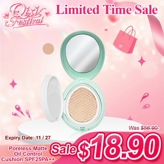 MKUP Poreless Matte Oil Control Cushion | Limited Time Flash Sale