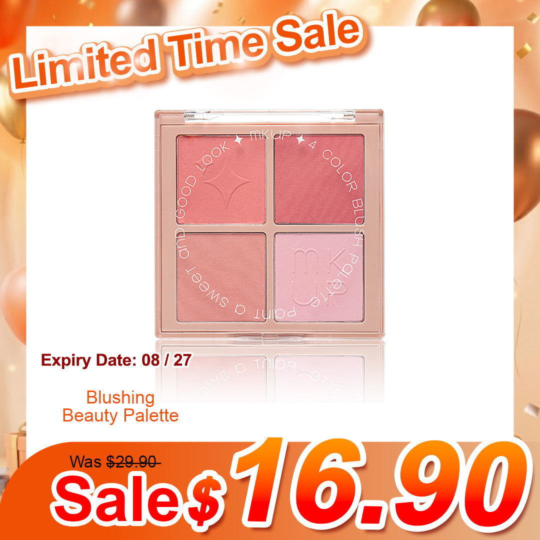 MKUP Blushing Beauty Palette | Limited Time Flash Sale