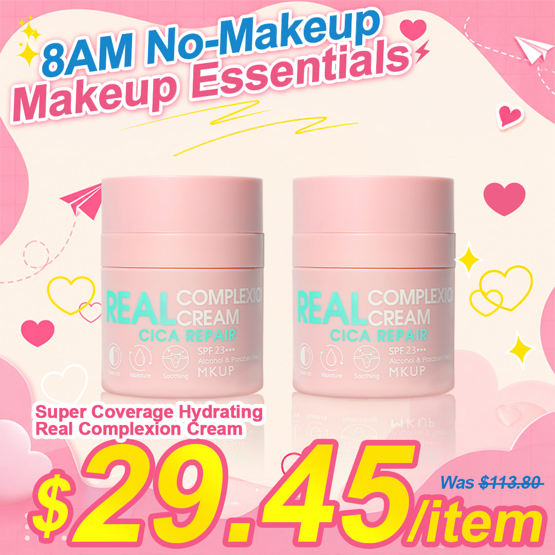 MKUP Super Coverage Real Complexion Cream SPF 23 30ML x2