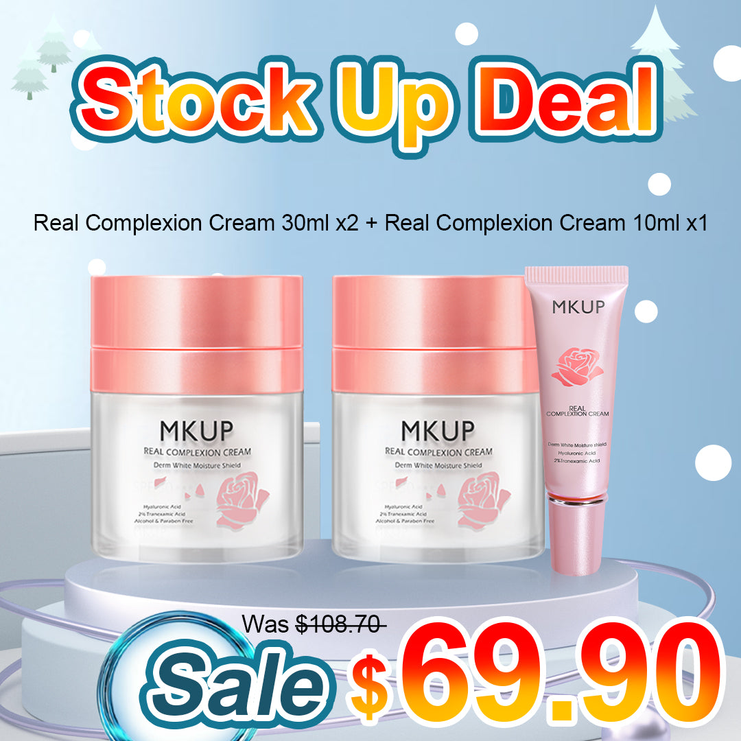 MKUP Real Complexion Cream x2 + Real Complexion Cream -10ml
