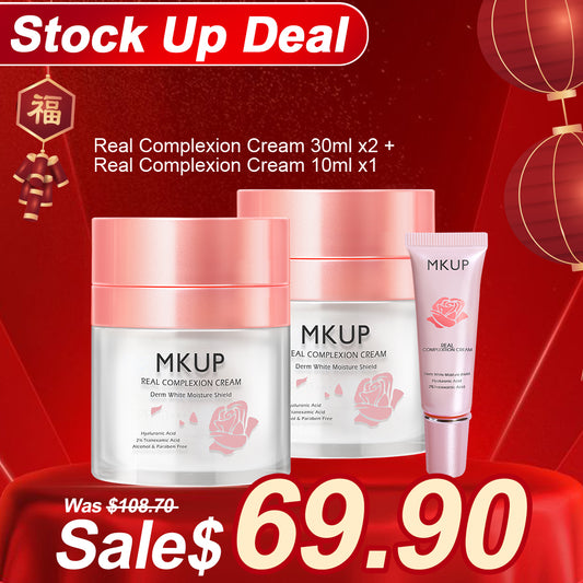 MKUP Real Complexion Cream x2 + Real Complexion Cream -10ml