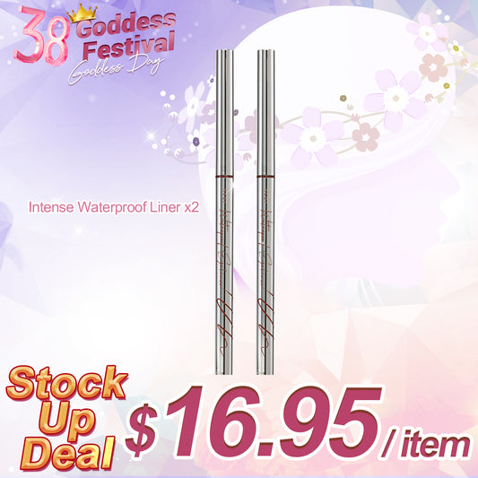 MKUP Intense Waterproof Liner x2