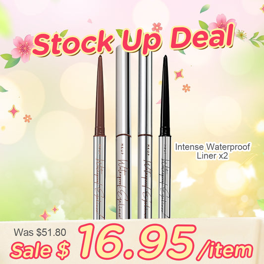 MKUP Intense Waterproof Liner x2
