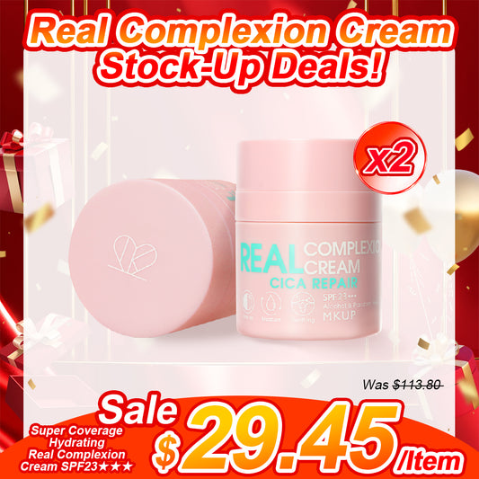 MKUP 超级遮瑕真实肤色霜 SPF 23 30ML x2