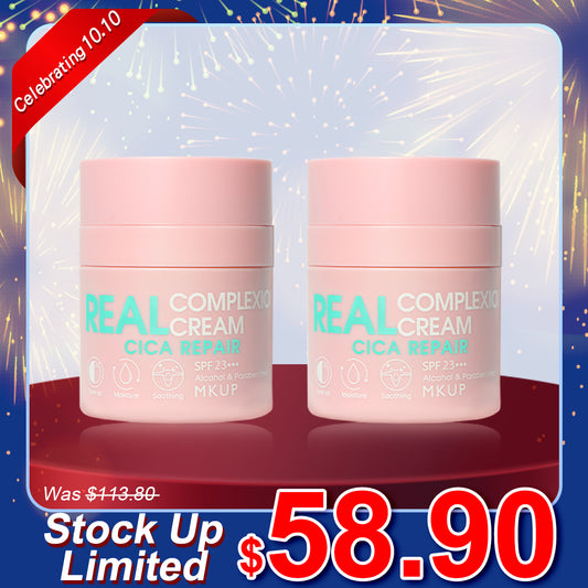 MKUP Super Coverage Real Complexion Cream SPF 23 30ML x2