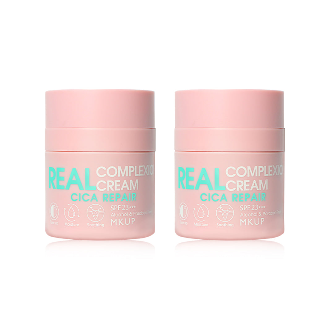 MKUP Super Coverage Real Complexion Cream SPF 23 30ML x2