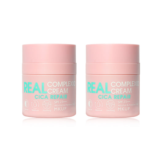 MKUP Super Coverage Real Complexion Cream SPF 23 30ML x2