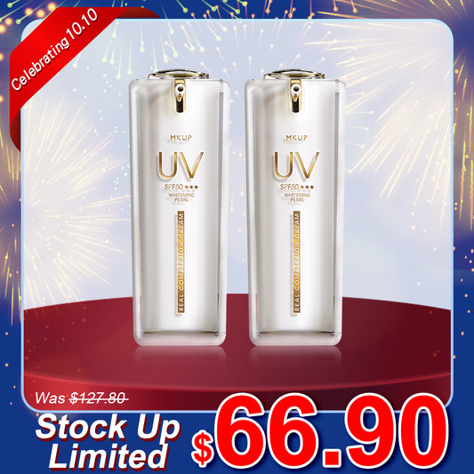 MKUP 珍珠真肤色霜 30ml x2