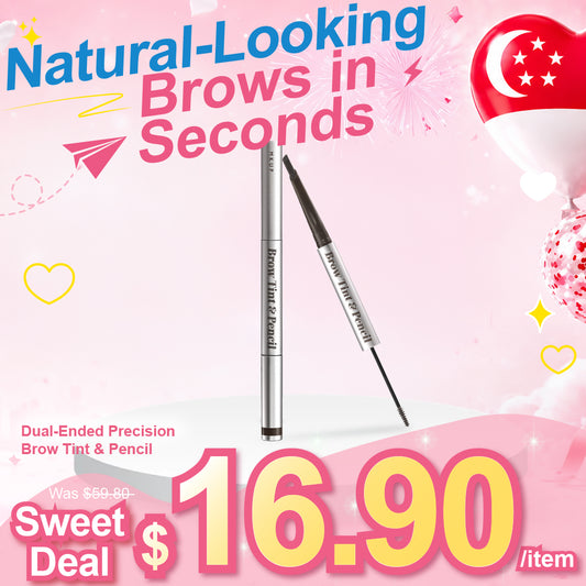 MKUP Dual-Ended Precision Brow Tint & Pencil x2