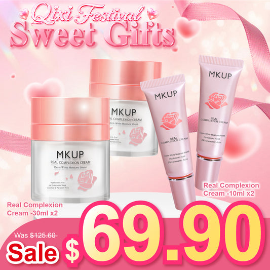 MKUP Real Complexion Cream 30ML x2 + Real Complexion Cream 10ML x2